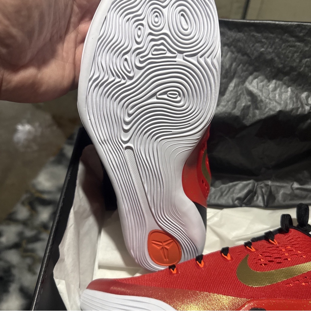 Nike Kobe 9 Low China Red Gold Black Ih1400 600 New 100% Authentic